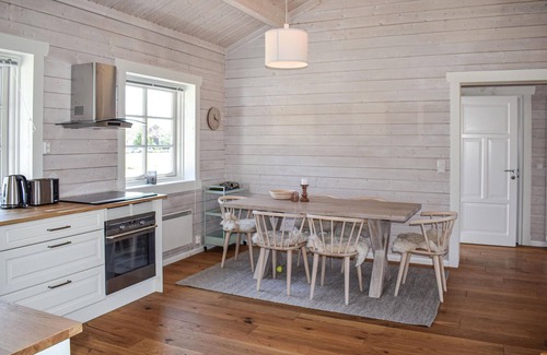 Aremark House | Beautiful home in Aremark with kitchen
