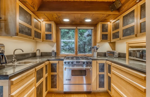 Trinidad House | Beautiful, Japanese-Inspired A-Frame Home w/Lush Gardens & Private Hot Tub