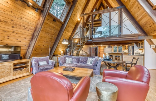 Trinidad House | Beautiful, Japanese-Inspired A-Frame Home w/Lush Gardens & Private Hot Tub