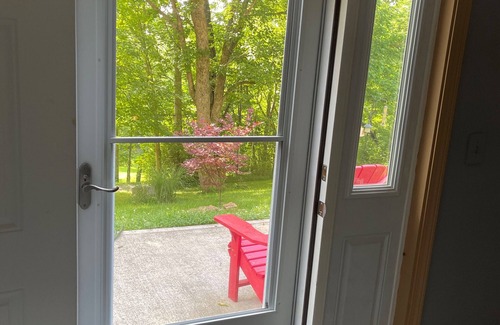 Union House | Beautiful lower level of house in nature with wildlife all around.
