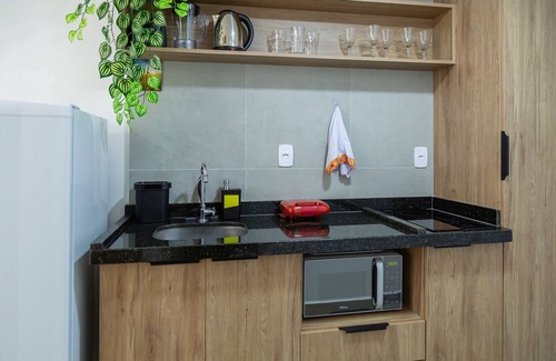 Sao Benedito Apartment | Beautiful Studio in Pocos de Caldas MG Pgo402