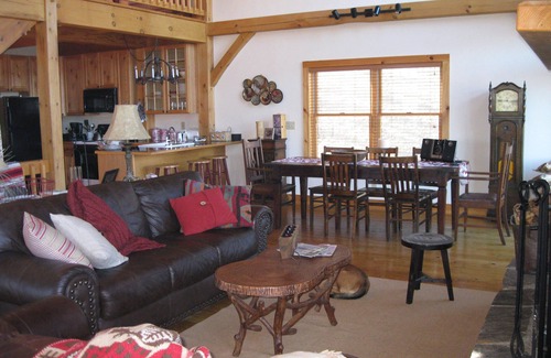 Wilson Creek Cabin | Beautiful timber frame home with spectacular mountain views. Secluded, fabulous.