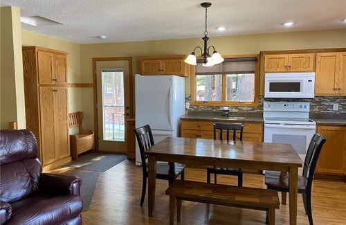 Shell Lake Cabin | Beautiful views/Private Beach/Clean & comfortable cabin!