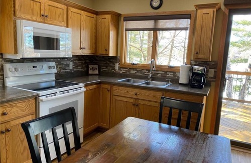Shell Lake Cabin | Beautiful views/Private Beach/Clean & comfortable cabin!