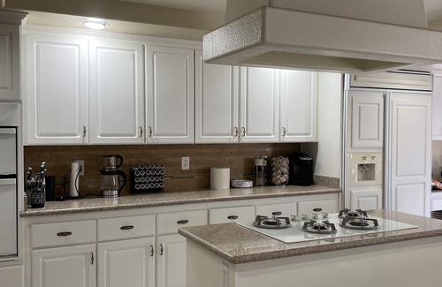 Las Vegas House | Bedroom with balcony