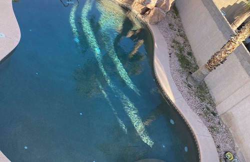 Las Vegas House | Bedroom with balcony