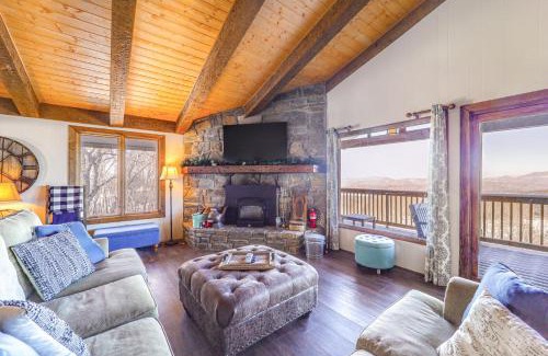 Beech Mountain House | Beech Mountain Home with Game Room and Mountain Views!