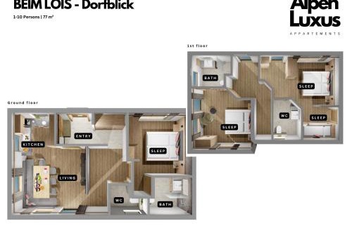Gerlos Apartment | BEIM LOIS - Dorfblick Apartment with Shared Sauna in Zillertal, presented by AlpenLuxus