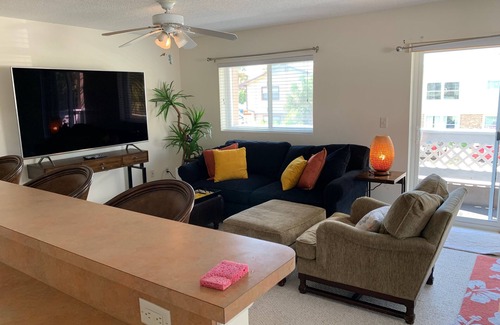 Neptune Beach House | Best location at beach! 3/2 TH 2 ocean view balconies. Modern!