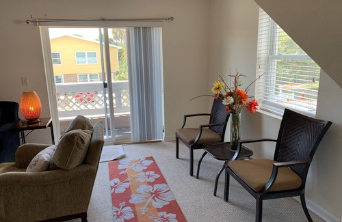Neptune Beach House | Best location at beach! 3/2 TH 2 ocean view balconies. Modern!