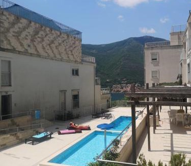 Dobrota Apartment | Biser lux - Kotor Bay - Sea view & Swimming Pool