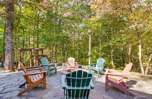 Cherry Log House | Blue Ridge Cabin with Hot Tub, Fire Pit, and Game Room