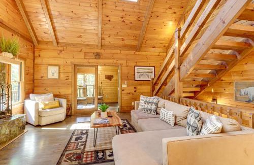 Cherry Log House | Blue Ridge Cabin with Hot Tub, Fire Pit, and Game Room