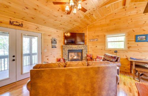 Murphy House | Blue Ridge Mountain Cabin Rental with Fire Pit!