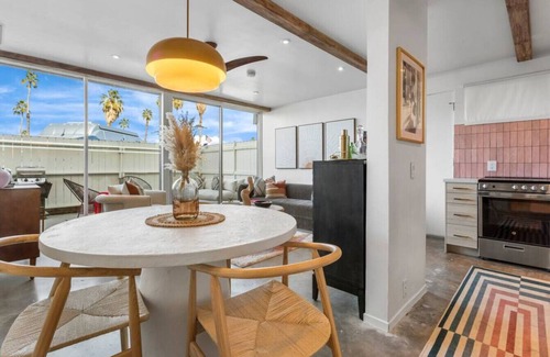 Twin Palms Apartment | Boho chic condo at the mid-century Ocotillo Lodge