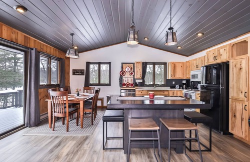 Boulder Junction Cabin | Boulder Lake waterfront home- Kayaks, Canoes and Bike Trail Access