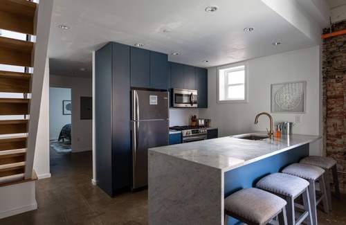 Washington Square West Condo | Boutique Bi-Level Penthouse Loft - Washington Sq West