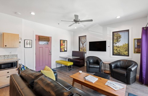 Folly Beach Hotel | Boutique Hotel Folly Room 1: King Suite with large private balcony in the heart of Folly Beach