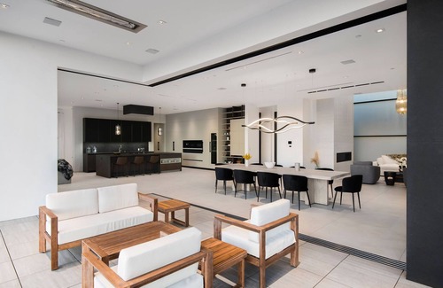 Bel Air House | Brand new modern masterpiece in Bel Air with exceptional ocean and city views!