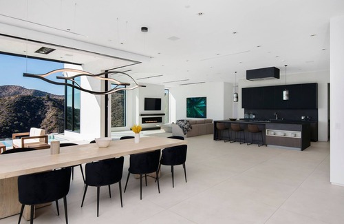 Bel Air House | Brand new modern masterpiece in Bel Air with exceptional ocean and city views!