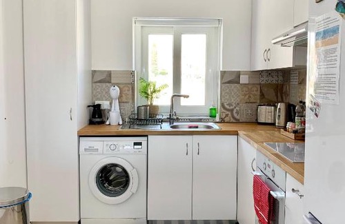 Agios Tychon Apartment | Bright and Breezy Beachside Apartment