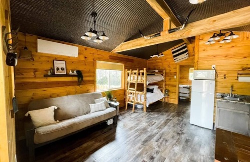 Hermosa Cabin | Bunk House At Gold Creek: Rustic Lux Cabin Near Mt. Rushmore & Custer State Park