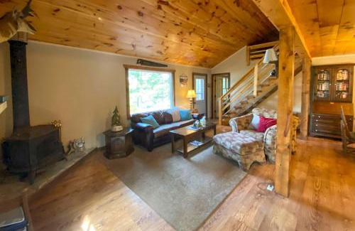 Hayward House | Burns Lake Cabin with Dock, Fire Pit, Rowboat and More