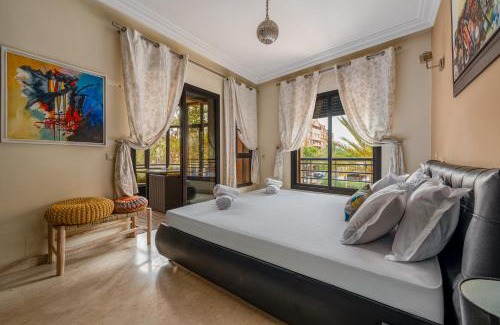 El Hara Apartment | Cœur de Marrakech Vue Panoramique-Petit Déj Offert