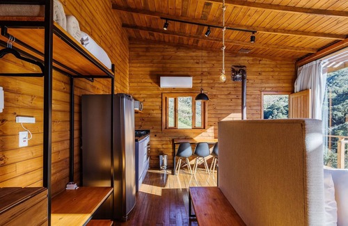 Anitapolis Cabin | Cabana aconchegante c/jacuzzi e lareira – VST019