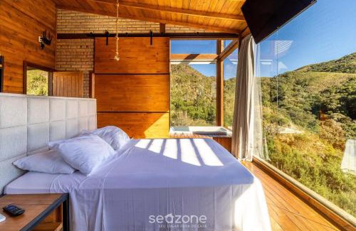 Anitapolis House | Cabana com vista deslumbrante na serra VST020