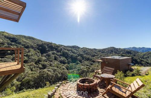 Anitapolis House | Cabana com vista deslumbrante na serra VST020