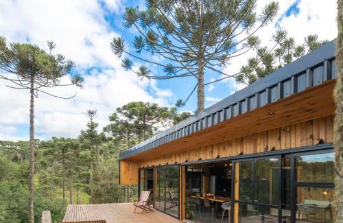 Rio Rufino House | Cabana na Serra Lareira e Vista Deslumbrante