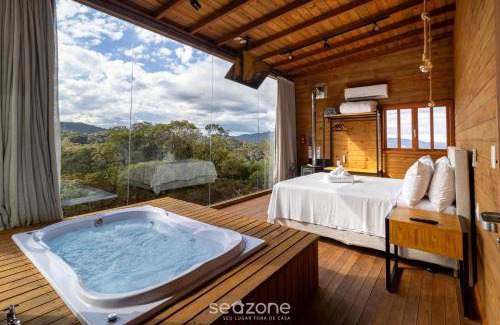 Anitapolis House | Cabin w/view and jacuzzi Santa Catarina VST025