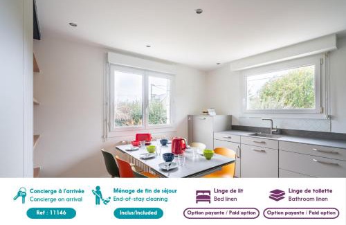 La Foret-Fouesnant House | Calme, jardin dans une jolie maison pour 6