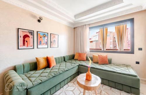 Gueliz Apartment | Calme & moderne - Piscine - Balcon - 2 SDB