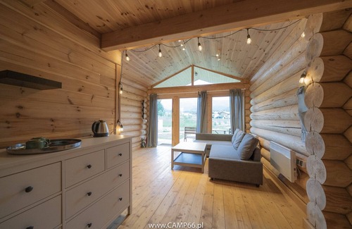 Sciegny House | Camp66 - Drewniane domki z bali z widokiem na Śnieżke
