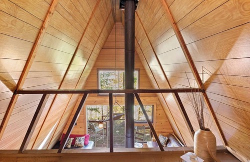 Holcomb House | Camping Hideaway | A-Frame | Rustic