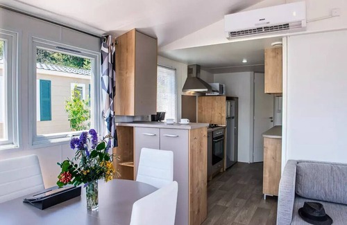 Chorges Ski Chalet | Camping l'Ecrin du Lac * - Chalet 3 Rooms 4 People Air Conditioned + TV