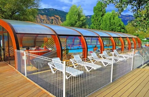 Chatillon-en-Diois House | Camping Le Lac Bleu* - Bivouac on Stilts 2 Rooms 2 people Without Sanitary