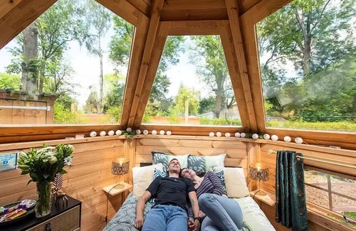 Saint-Leu-dEsserent House | Camping Le Pré des Moines* - Wooden Star Bubble 1 Piece 2 People