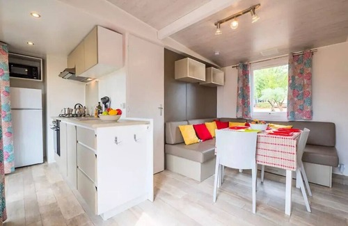 Lancieux House | Camping Le Soleil de Saint-Sieu * - Mobile home Comfort 4 rooms 6 people air-conditioned