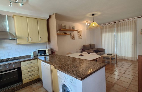 La Savina Apartment | Can Sord- Apartment with large Terrace/Garden. With A/C and wifi
