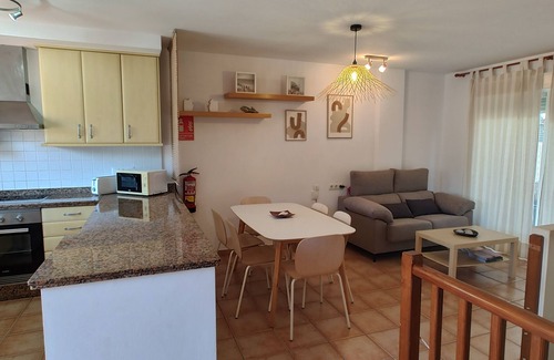 La Savina Apartment | Can Sord- Apartment with large Terrace/Garden. With A/C and wifi