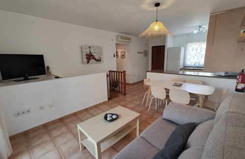 La Savina Apartment | Can Sord- Apartment with large Terrace/Garden. With A/C and wifi