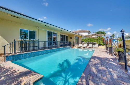 Lighthouse Point House | Canal Access and Pool Lighthouse Point Getaway!