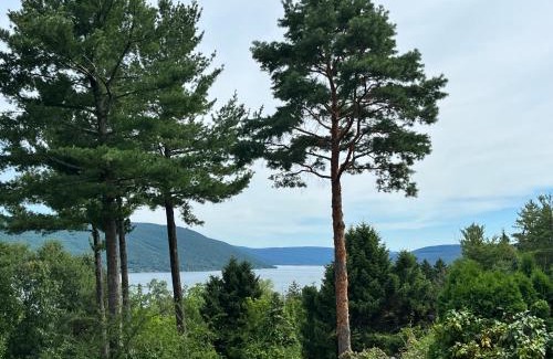 Canandaigua Resort | Canandaigua Lake Retreat with view and private beach access, foliage, hike, and Ski