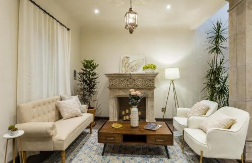 Zona Centro House | Casa Cielo, 4-Story Luxury Home with Rooftop Hot Tub & AC