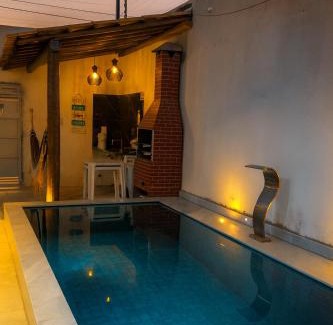 Juazeiro House | Casa Climatizada com Piscina e Área de Churrasco 400B