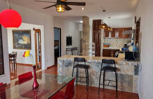 Chuburna Puerto House | Casa Columpios playa alberca terraza familiar en Chuburna