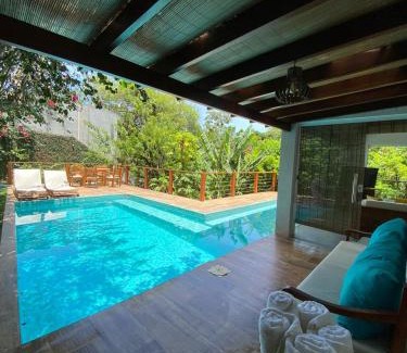 Morro de Sao Paulo House | Casa com Piscina, 3 Suites, sala de estar e cozinha completa